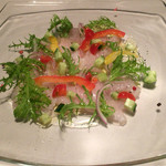 JURI - 旬の魚のカルパッチョ ¥810