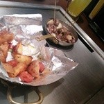 鉄板二百℃ 西新宿店 - 砂肝ガーリック