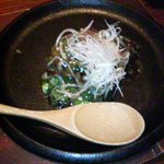 にかい笹木 - ねぎとろハンバーグ