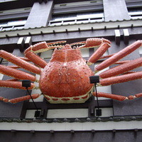 札幌かに本家 名古屋駅前店 - 動く蟹の看板♪