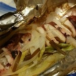 和庵 - 【ランチ】やりイカ姿焼ホイル包み