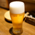 モツビストロ麦房家 - 2016.3 晩酌セット（920円）のプレモル生
