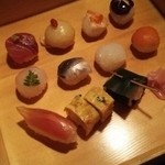 豆寿司ランチ２５５０円のメインの豆寿司です。