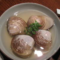 とけいや - はまぐりの酒蒸し