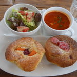 prato cafe - マフィンセット　2014.4