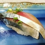大寿司 - サバ醤油〆
