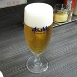 桜道家 - 生ビール（グラス）250円
