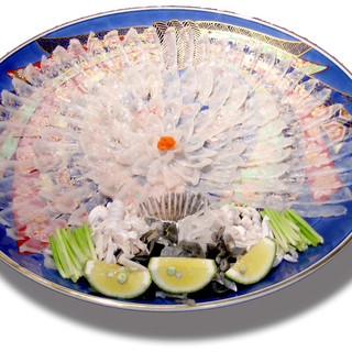 ふぐの刺身