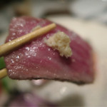 フレンチ割烹 宿 - 山葵と相性がいいわ