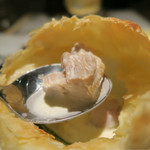 フレンチ割烹 宿 - 大山鶏　おいしいよ