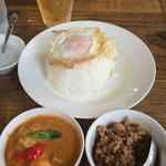 バンコック ポニー食堂 - ミニハーフ＆ハーフ900円