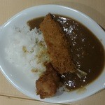 バイキング上賀茂 - カレー　かつを乗せました