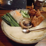 木味土味 - 「おまかせディナー」鶏皮の北京ダック風　2014.2