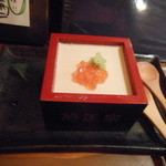 木味土味 - 「おまかせディナー」濃厚な胡麻豆腐　2014.2