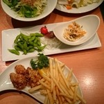 ビア・ワークス・ちとせ - 豚しゃぶ食べ放題✴オードブル(こちらはお代わりなし)唐揚げが美味しかったぁ