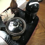 Ichikawa - タレ、山椒、醤油