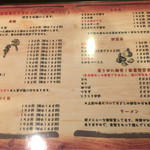 やきとり遊喜 - メニュー