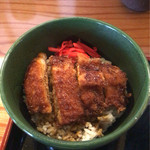 一寸亭 - ハーフカツ丼