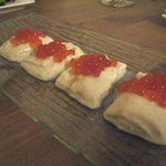 和酒バル KIRAZ - とろとろ生湯葉とイクラのカルパッチョ