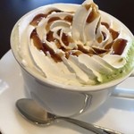 カフェ ラクーン - 抹茶黒みつラテ　480円