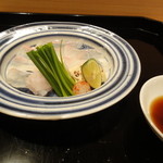 壽山 - 天然鮃の薄造り