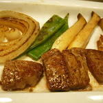 ２回目は焼き野菜と共に