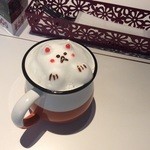セピア カフェ - 3Dラテアート