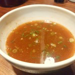 濃厚魚介らぅ麺 純 - 最後にスープ割りです。