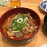 Okinawa Retoro Sakaba Nomusan - もつ煮。これが1番美味しかったかな