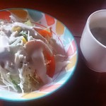 インドカレー TULSI - サラダ＆スープ