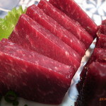 くじら赤身刺身　