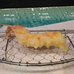 天ぷら わかやま - 才巻海老は2尾供されました。