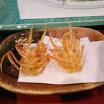 天ぷら わかやま - (2016/3)才巻海老の頭
