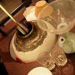 盤古殿 - 紹興酒は甕出しです。２０１６年３月