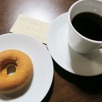 土日カフェ 楽市楽座 - コーヒー＆きな粉焼きドーナッツ