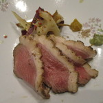 小料理 すず乃 - 合鴨のロースと根菜のマリネ