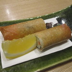 小料理 すず乃 - 山の芋　明太子磯部揚げ