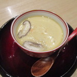 小料理 すず乃 - 海老のビスクの茶碗蒸し