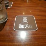 the BAR ACE - お店のロゴが入ったコースター