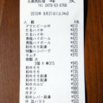 今久 - 今日は一杯飲んだのに安かった・・・。