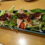 Sushitora - 炙りビントロのカルパッチョ(マツタケソース)