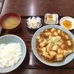 正華 - 麻婆豆腐定食半ライス