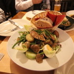Bayerischer Bahnhof - サラダ。このサラダは結構、美味しかったです。