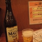 アケボノヤ - 瓶ビール　500円 