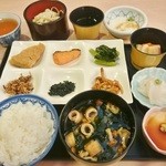 Yukiguni Noyado Takahan - 朝食の一部