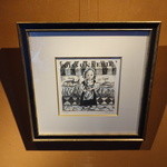 Restaurant Satoshi.F - 藤田嗣二の魚屋のリトグラフ