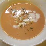 本日のスープ　トマトクリームスープ（冷静）　