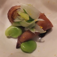 六雁 - 子持ちヤリ烏賊と花菜