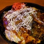 そらいえ - 播州豚モダン（マヨネーズ、海苔、紅ショウガ、カツオ粉乗せ）