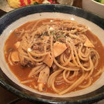  KAGETORA食堂 - キノコのデミグラスクリームスパゲティ